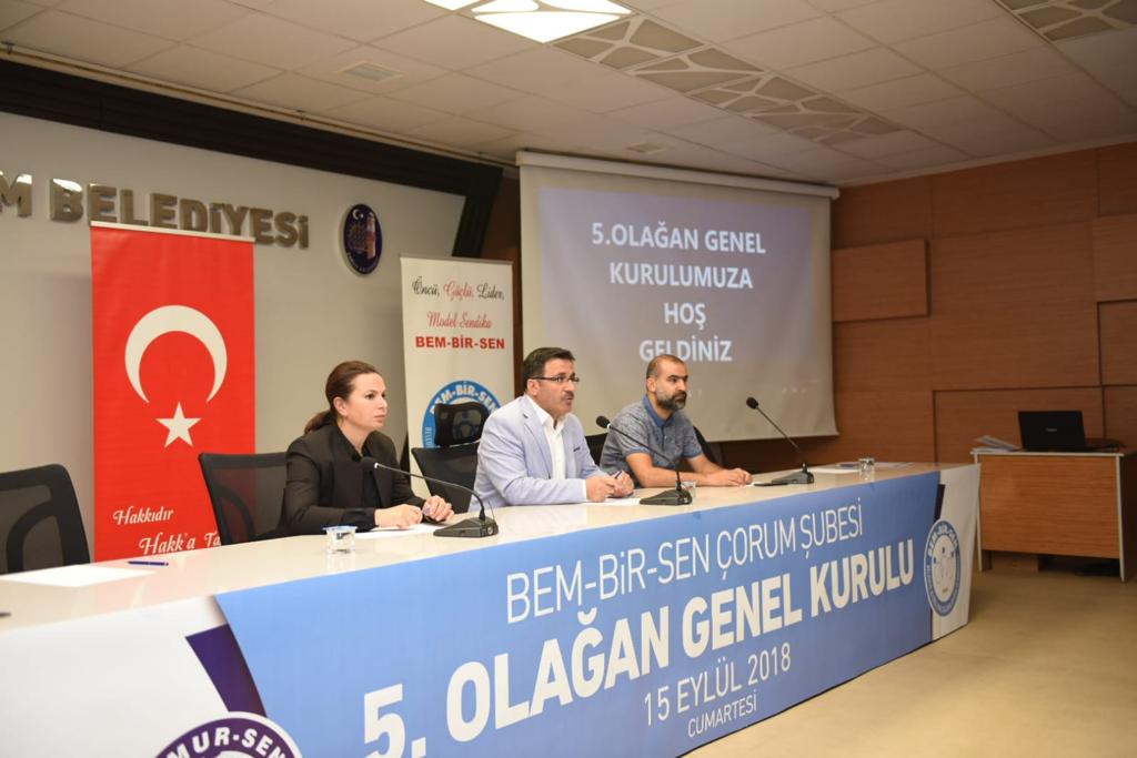BEM-BİR-SEN ÇORUM ŞUBESİ 5. OLAĞAN GENEL KURULU