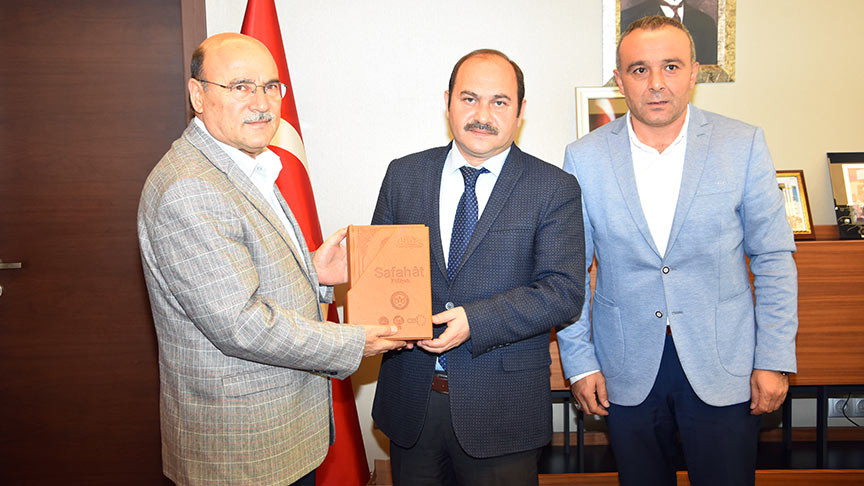 GENEL BAŞKANIMIZ, ALACA BELEDİYE BAŞKANI’NI ZİYARET ETTİ